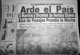Resultado de imagen para 27 de febrero de 1989 (el caracazo)