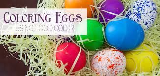 Coloring Eggs Using Food Color Charts And Learning Aids