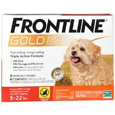Frontline Gold 3 Pk Dog Small 5 22 Lbs