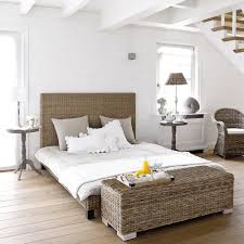 Maison Cama Hampton Bout De Lit Deco Chambre A Coucher Lit Rotin