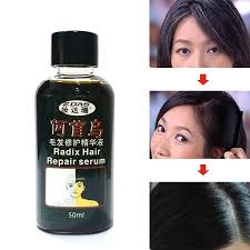 It looks lighter and brighter because of the sunlight anyway it's just dark brown hair. Natural Organic Effective Chinese Herbal Medicine Gray Hair Treatment For White Hair Therapy No Side Effect 50ml Hair Scalp Treatments Aliexpress