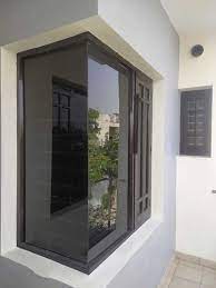 Modern corner glass window design. Brown Modern Wooden Corner Glass Window Size Dimension 6x3x3feet Rs 500 Square Feet Id 23291446273