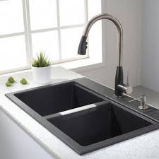 Sink kitchen sinks kitchen ceramic kitchen sink modern desgin single bowl apron front restaurant sink white kitchen sinks ceramic farmhouse sink. 18 Black Kitchen And Bathroom Sinks Ideas In 2021 Kraus Black Sink Black Kitchens
