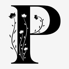 Alphabet Letter P With Ornaments Floral Vintage Letter P Alphabet Letter Png And Vector With Transparent Background For Free Download Lettering Alphabet Pink Pattern Background Lettering