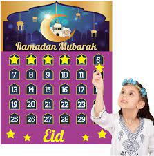 1) print and cut out the inserts 2) though most of the good deeds can be done at home, there are a few good deeds that involve being outside. Buy Joy Bang Ramadan Calendar Eid Mubarak Countdown Calendar For Kids Ramadan Advent Calendar Poster For Home Wall Decorations With Countdown Star Stickers Online In Kazakhstan B08xxcyrpn