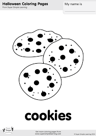 If there was a christmas cookie emoji, we're pretty sure it would look exactly like one of these cookies. Cookies Coloring Page Super Simple
