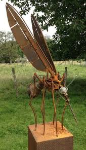 Scrap Metal Mosquito Schrottplatzkunst Kunst Aus Metall Skulpturen