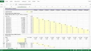 Microsoft Excel Irr Vs Xirr Youtube