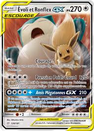 Evoli Et Ronflex Gx Duo De Choc Encyclopedie Des Cartes Du Jcc Www Pokemon Fr Imprimer Carte Pokemon Carte Pokemon Cartes A Collectionner