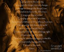 And wisdom to know the difference. The Serenity Prayer Photograph By Andrea Anderegg