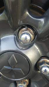 First Timer Here When Mounting My Newly Dipped Wheels One Of My Lug Nuts Grabbed The Paint And Ripped The Whole Area Can I Just Re Paint That Area Or Do I