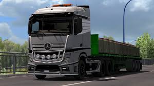 1 30 Euro Truck Simulator 2 Mercedes Benz Actros Mp4 Sound Mods Benz Mercedes Benz Mercedes