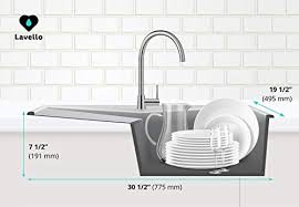 Advantages and disadvantages of granite composite sinks in kitchens. Black Sink Lavello Diamond 100lt 32 Granite Sink Composite Drop In Single Bowl Big Range Of Kitchen Sinks Drainboard Position Left Proudly Made In Usa Kitchenfaucets Com