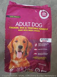 Kirkland dog food is made and distributed by costco, a bulk store here in the usa. Kirkland Signature Premium Chicken Rice Vegetable Adult Dog Food Auction Bidrl Com Online Auction Marketplace