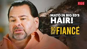 90 Day Fiance': Big Ed, Covers Scalp with Mayo to 'Look Young'