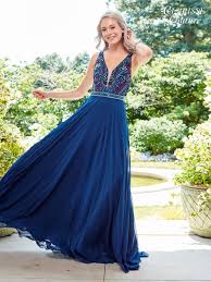 Multicolor Beaded A Line Prom Dress 4925