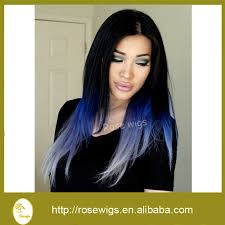 This classic blue black bob for asian hair is subtle. 3pcs Lot 8 30 Color 1b Blue And Silver Ombre Hair Weave Brazilian Ombre Hair Extensions Three Tone Human Hair Weft Human Hair Weft Ombre Hair Extensionshair Weft Aliexpress