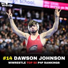 WIwrestle على X: "Dawson Johnson climbs from 18 to #14 in the latest top  50! Full top 50 available