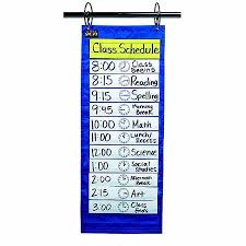 School Smart Classroom Schedule Pocket Chart