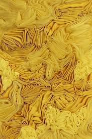 Fabric Manipulation 3d Textiles Design With Beautifully Crafted Rippling Textures In Shades Of Yellow Artful Su Texture Fabric Manipulation Yellow Aesthetic