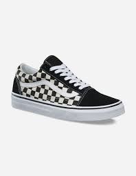 Black And White Checkered Vans With Black Stripe Vans Checkered Old Skool Black White Shoes Check 302578917 In 2020 Vans Checkered Checkered Shoes Black And White Shoes