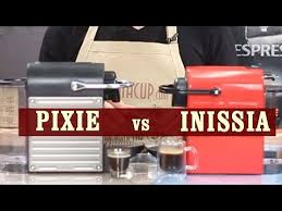 The red krups xn100540 nespresso inissia coffee machine uses the popular nespresso capsule system, offering 22 varieties of espresso and lungo, and two cup sizes. Nespresso Inissia Vs Pixie Which Espresso Machine Is The Best For You Youtube