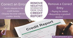If you have the money, you might be able to negotiate a payment plan with them that includes paying a large lump sum amount in exchange for removing your negative marks. Remove Negative Items From Credit Report Wisely