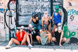 30 Wild Photos of Chile's Masked Feminists