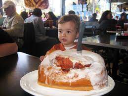 Lulu S Bakery Cafe San Antonio Tx Amazing Chicken Fried Steaks And 3 Pound Cinnamon Rolls The Kid Is For Scale Bakery Cafe Bakery Cinnamon Buns