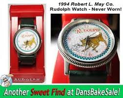 Rudolph grows up being embarrassed of his red nose, the very thing that makes him unique and special. Rudolph The Red Nosed Reindeer Glitter Watch 1994 Robert L May Co New In Box Ebay