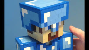 Minecraft steve with netherite armor toy. Lego Diamond Armor Steve Minecraft Youtube