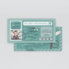 Réservez en toute confiance ! Invitation Anniversaire Adulte Billet Vol Avion Planet Cards