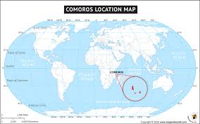 Each of our member countries hosts an interpol national central bureau (ncb). Where Is Comoros Located Location Map Of Comoros