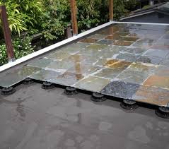 Duradek Waterproof Vinyl Roof Walking Deck Membrane For Roof Decks Sundecks Balconies Patios And Verandas In All North Amer Roof Deck Patio Floating Deck