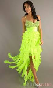 Neon Green Dress Green Prom Dress Neon Green Dresses Pretty Dresses