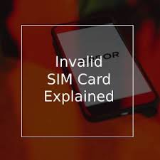 The sim pin protects your sim card from unauthorized use, and must be entered in order to use your phone. What Does Invalid Sim Card Mean