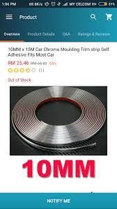 Harga dah terbaik buat kami. Pomen Rumah Modenas Gt128 Perodua Kancil Myvi Project Myvi Chrome Lining Bling Bling