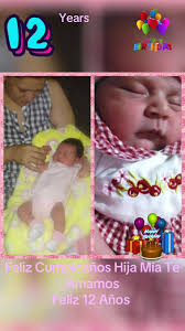 Feliz Cumpleaños Mi Hija En Tus 12 Años