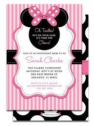 Printable Minnie Mouse Baby Shower Invitation Minnie Invitations Minnie Mouse Baby Shower Minnie Mouse Invitations