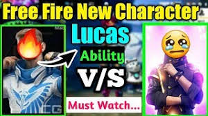 Free fire k character ki ability kay hai details professor k character ability. Free Fire Is Launching New Characters Lucas Gamelodu