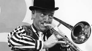 Black And White Minstrel Show Images George Chisholm Clowning With His Trombone On The Black And White Minstrel Show Brilliant Minstrel Show Music Legends Minstrel