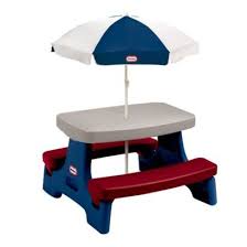 Buy Kids Picnic Table Little Tikes Easy Store Jr Table With Umbrella Kids Outdoor Furniture Little Tikes Picnic Table Play Table