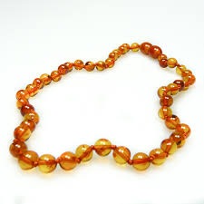 Collier de dentition pour bébé. Collier D Ambre Bebe Haut De Gamme Couleur Cognac Perle Extra Ronde Bijouxdambre
