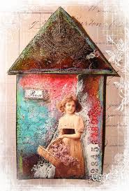 Dans Ma Maison Il Y A Une Petite Fille Art Altered Art Painting
