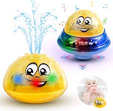 There is a button to turn it off but it's so cheaply made that it doesn't work. Lnkoo Bath Toy 2 In 1 Squirt Spray Water Toy Led Light Up Float Toys Automatic Induction Sprinkler Space Ufo Car Toys For Baby Toddler Infant Kids Bathtub Shower Pool Walmart Com