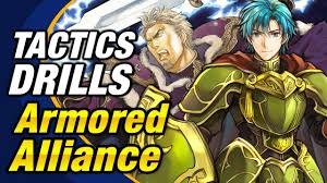 Tactics drills are a new game mode introduced in the 2.7.0 update which are essentially puzzle maps. Fire Emblem Heroes Tactics Drills Grandmaster 24 Armored Alliance 1 Orb Feh Youtube
