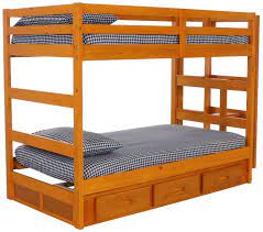 Order your very own discovery world bunk bed today from bunk bed buddies! Discovery World Furniture Twin Over Twin Honey Bunk Bed With Stairs