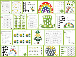 They're perfect for the entire month of march. St Patrick S Day Do A Dot Printables Free Gift Of Curiosity