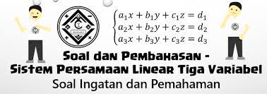 Contoh soal dan pembahasan gerak melingkar kelas 10 from fisika.id. Soal Dan Pembahasan Super Lengkap Sistem Persamaan Linear Tiga Variabel Spltv Mathcyber1997