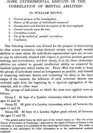 .of educational psychology (1910), psychoanalytic review (1913), journal of experimental psychology (1916), journal of applied psychology psychology (1920) e american vocational guidance association (1921) p appearance of several american popular psychology magazines. Some Experimental Results In The Correlation Of Mental Abilities1 Brown 1910 British Journal Of Psychology 1904 1920 Wiley Online Library